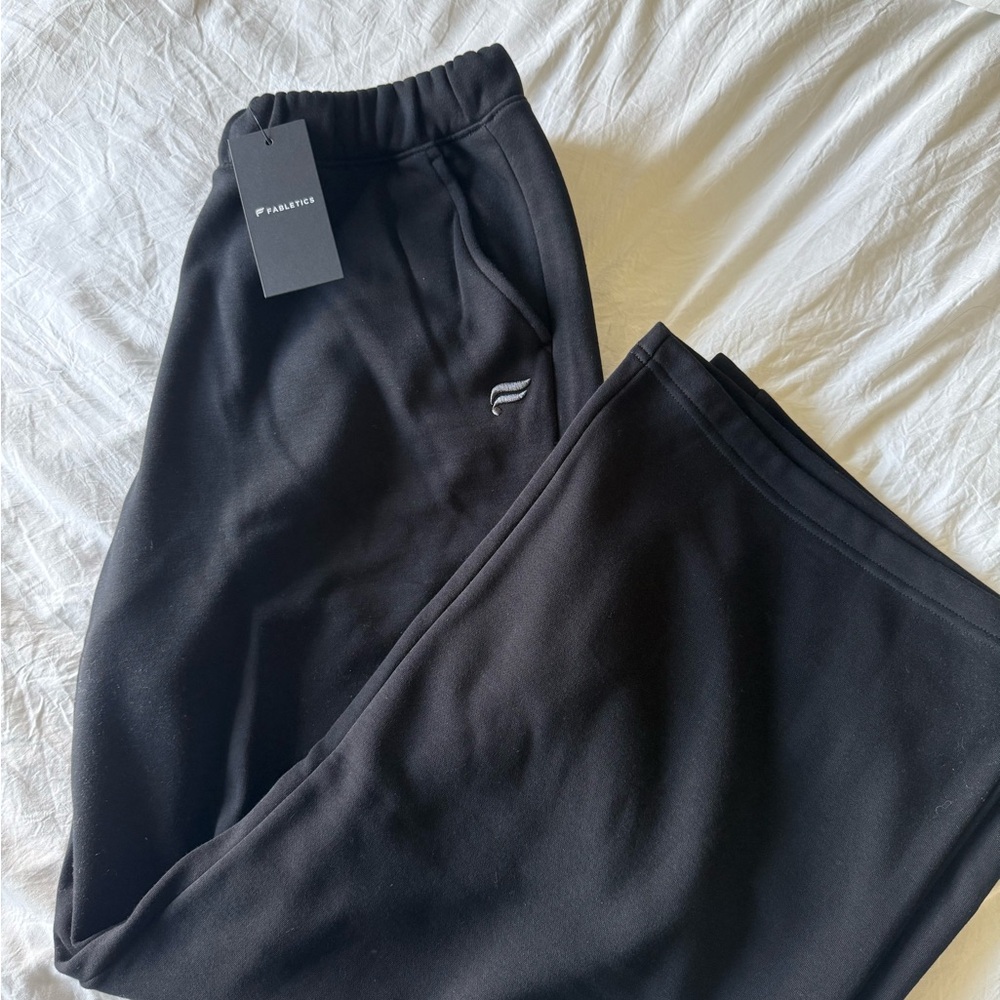 Fabletics Men's Charcoal Wide Leg Sweats